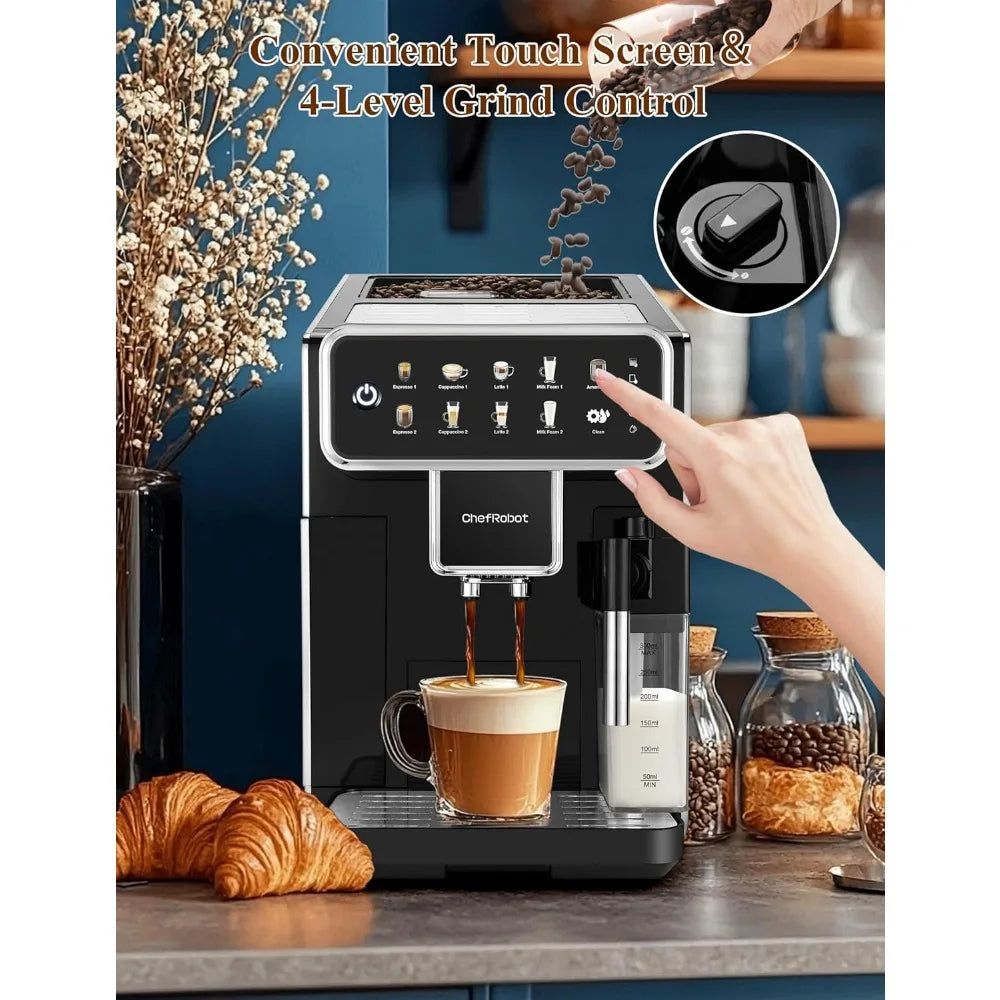 Fully Automatic Espresso Machine 12 Cup Coffee Maker