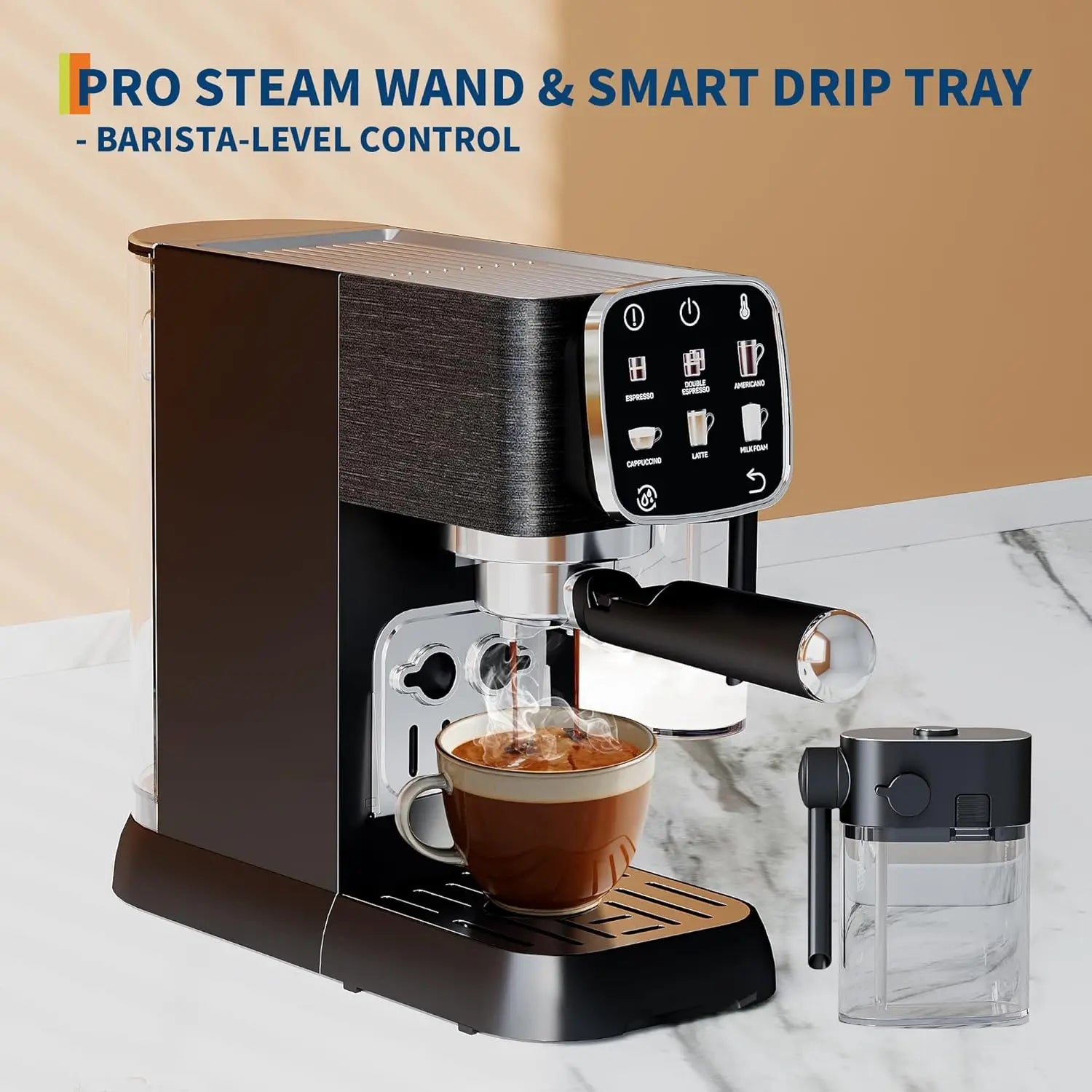 Professional Coffee Maker with Auto Milk Frother