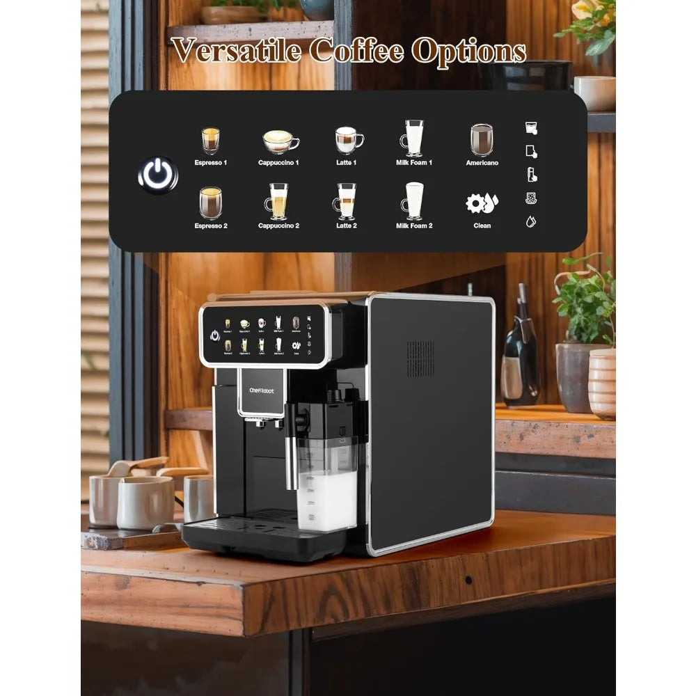 Fully Automatic Espresso Machine 12 Cup Coffee Maker